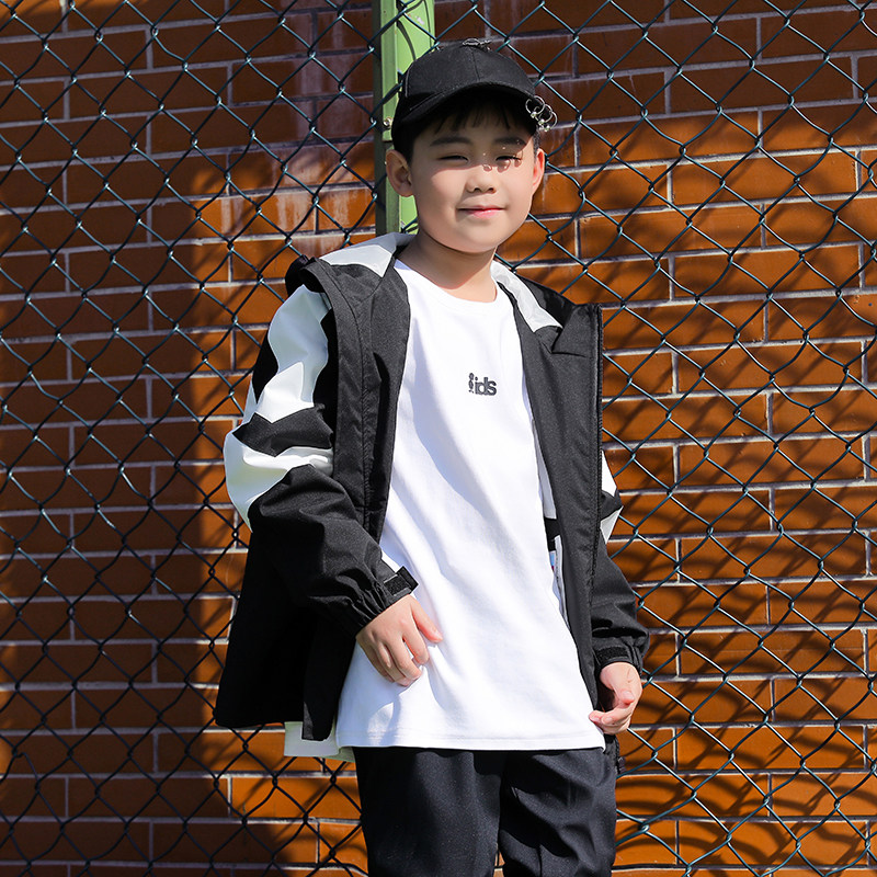 Parent-Kids Jacket Autumn and Winter Outdoor Kidsren's Male Couple Windproof and Waterproof Single-Layer Jacket Women's Soft Shell Top