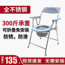 Pregnant woman toilet chair Maternal foldable toilet for the elderly Non-slip toilet for the moon Medical toilet armrest