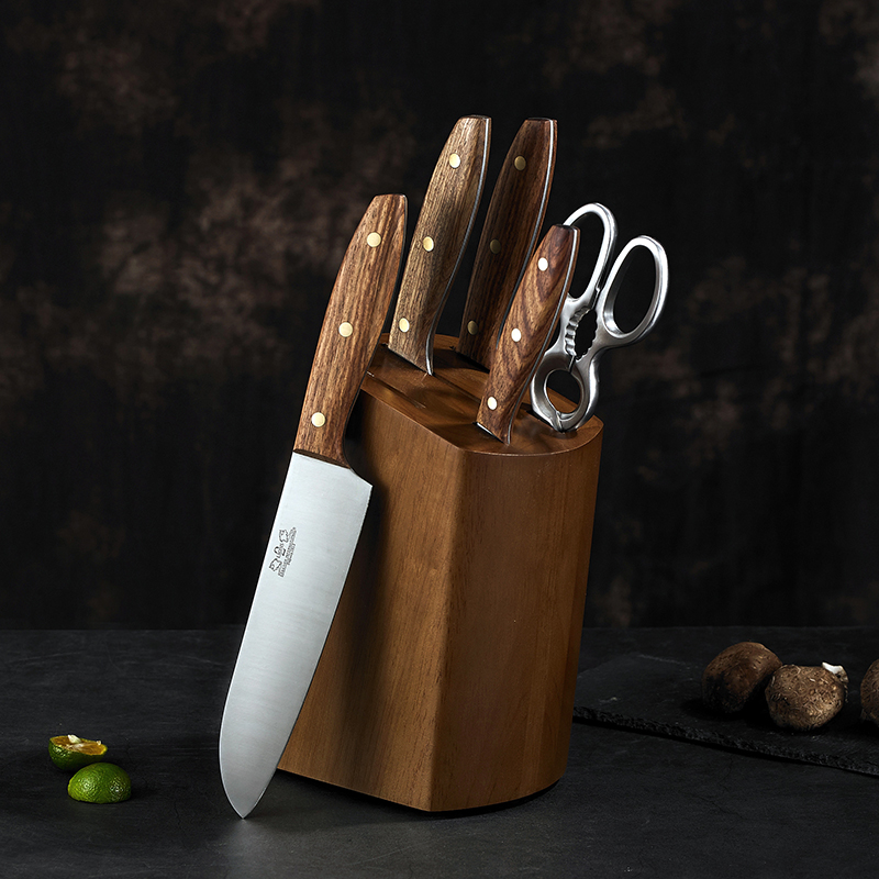 French Sabadi Cutter Glass Series German Stainless Steel Chopper Kitchen Set Home Combination Six-Piece Set