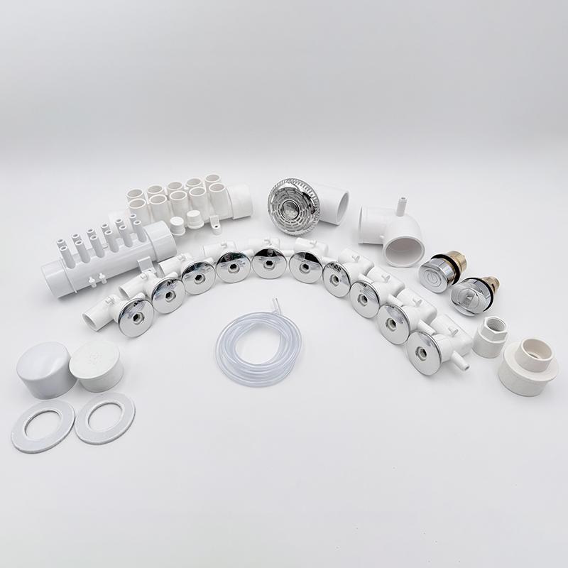 50mm Nozzle Complete Set Bathtub Nozzle Complete Set Bathtub Head Complete Set Surfing Bathtub Accessories Sy-2001