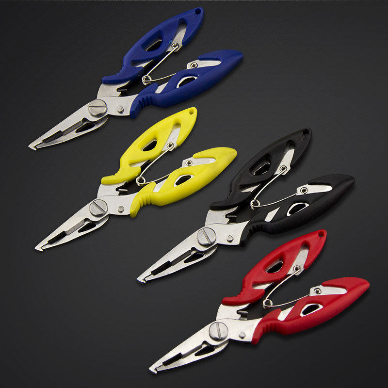 Fishing scissors multi-function multi-purpose lure pliers practical small scissors stainless steel fishing tackle scissors fishing gear accessories