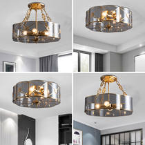 European-style all-copper ceiling lamp Simple modern living room bedroom lamp American corridor aisle lamp Entrance balcony lamp