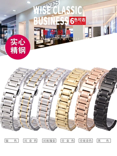 泊格 Стальной ремень заменить знаменитые волны L2 Мужское ремешок из нержавеющей стали L4. Пряжка бабочки 18 19 20 22 мм мужчины и женщины