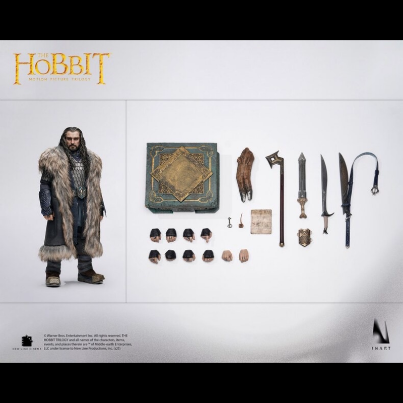 *In Stock* Qs Inart 1/6 A018 the Hobbit: an Unexpected Journey Thorin Oakenshield with Hair Transplant and Movable Joints