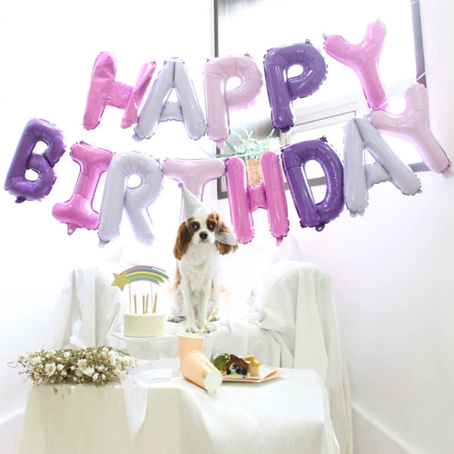 Воздушный шар для вечеринки, мультяшный декор с буквами, домашний питомец, кот