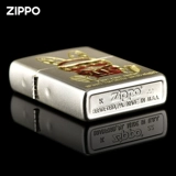 zippo Мужская серебряная оригинальная зажигалка, подарок на день рождения