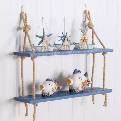 Wall decorations pendant rack bedroom room living room creative home decoration Mediterranean Wall Wall decoration