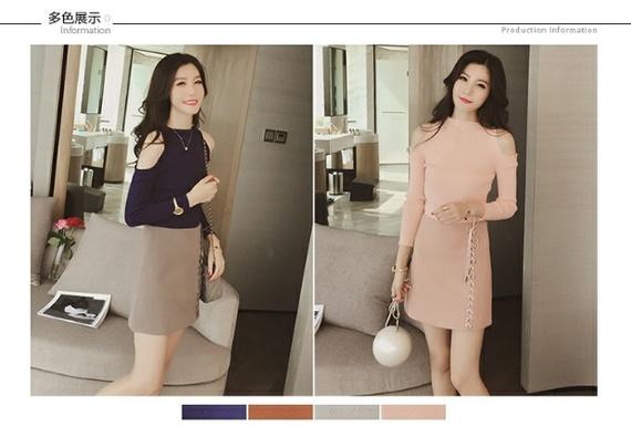 Mùa xuân và mùa thu mới phiên bản Hàn Quốc của cổ tròn Áo len dài tay cho phụ nữ áo len mỏng đáy áo sơ mi quây áo len cổ cao