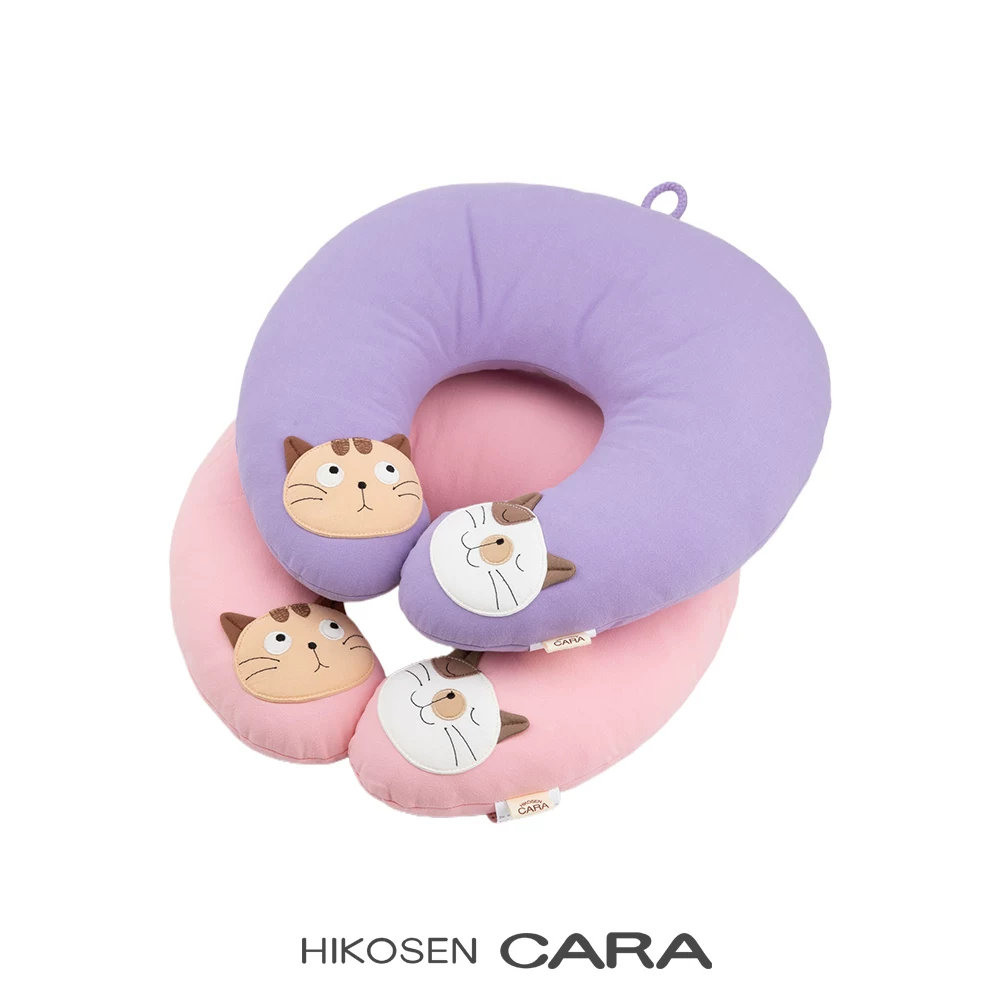 Подушка для шеи HIKOSEN CARA для путешествий, самолёт, для сна, с защитой шеи