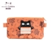 HIKOSEN CARA Cara Cat Card Bag Mini Tai nghe dễ thương Cô gái Canvas Cotton Coin Purse Túi tài liệu - Chủ thẻ Chủ thẻ