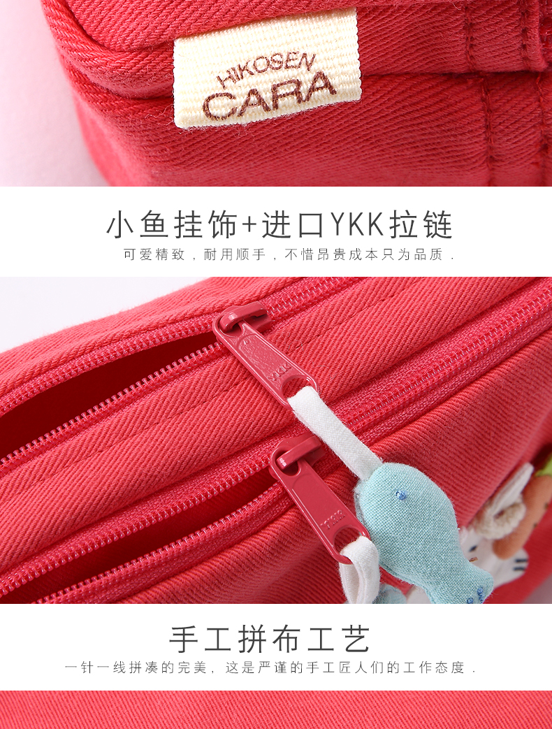 HIKOSEN CARA Mèo Kara dễ thương thay đổi điện thoại di động túi nhỏ túi vải nhỏ túi nữ mini Túi Messenger - Túi điện thoại balo đeo chéo
