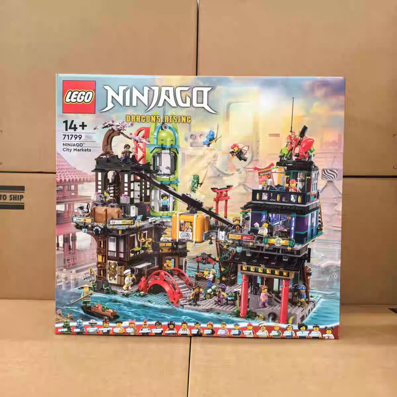 Lego Ninjago Series 71799 Ninja Market Boys' Educational Building Block Toy Gift Lego Ninjago Series 71799 Ninja Market Boys' Educational Building Block Toy Gift