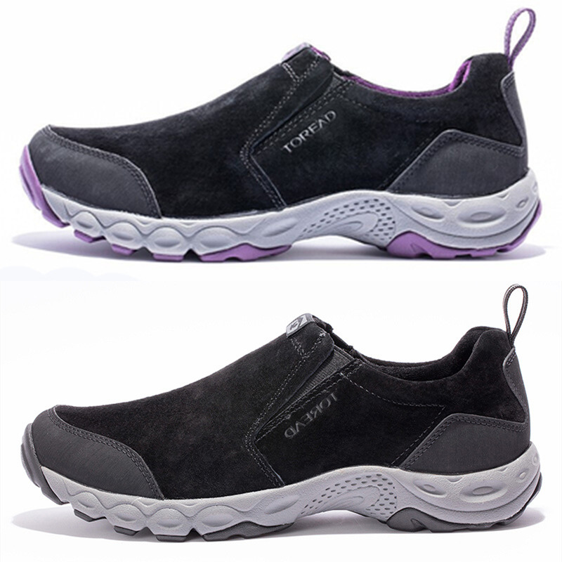 Pathfinder Camp Shoes men and women Autumn Winter Outdoor Non-slip Warm Plus Suede Hiking Shoes TFOI91400 92400