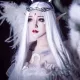 Серебристо-белая сетка для волос, серебро 75 пробы