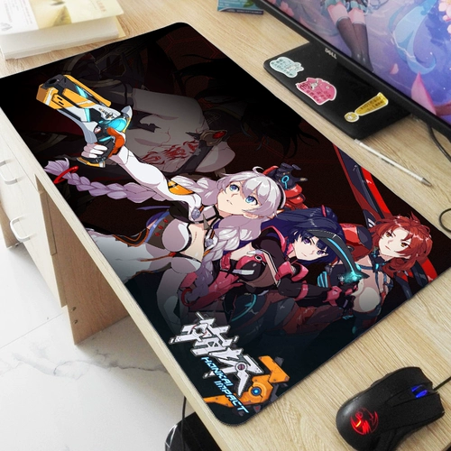 Honkai Academy 3 очень большой коврик для мыши Bronya Yae Sakura аниме мобильная игра компьютерный стол коврик с запертым краем