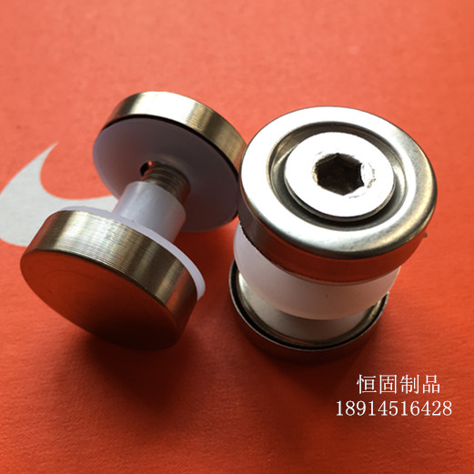 304 stainless steel advertising nail glass clip screw handrail railing column balcony glass screw clip