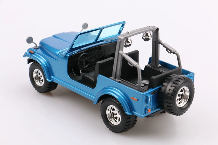Bimei Gao 1:24 JEEP Mô hình xe hợp kim Wrangler Mô hình xe mô phỏng tĩnh Jeep mô hình máy bay chiến đấu