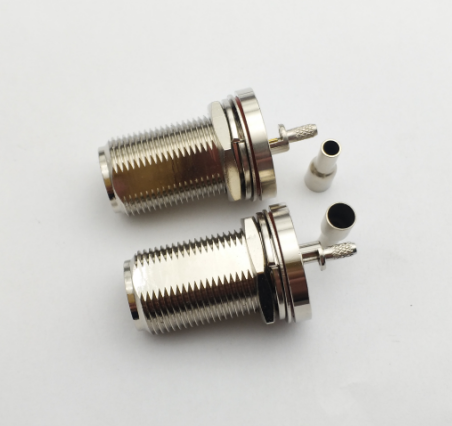 Coaxial RF full copper connector N-type female head with waterproof ring N-C-KY-1 5 crimping RG316 wire