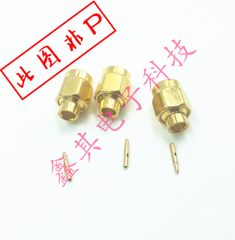 High frequency SMA-JB3 50 Euro SMA male head is suitable for semi-flexible semi-rigid wire such as RG402 141 test wire
