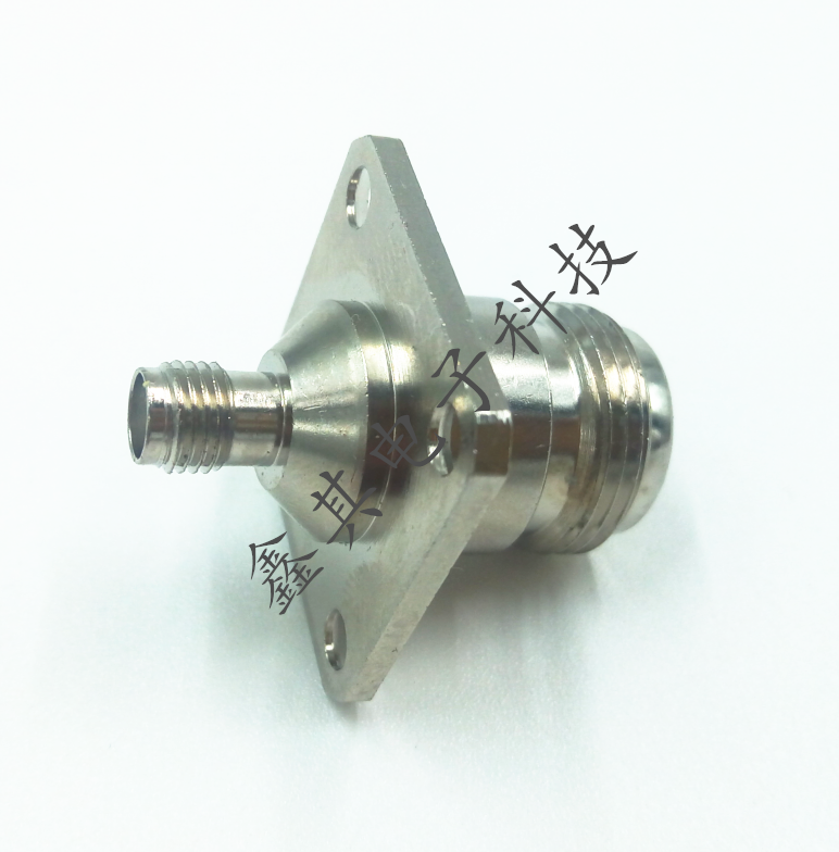 N SMA-KKF SMA mother head turning N type female head with four holes flange plate square plate 25 * 25 square < full copper > -Taobao