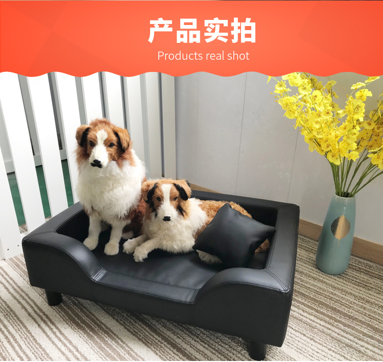 Betty pet chó sofa thú cưng chó kennel da làm mát mèo chó mat cắn gỗ Teddy kennel ngủ mat - Cat / Dog hàng ngày Neccessities bình uống nước cho chó