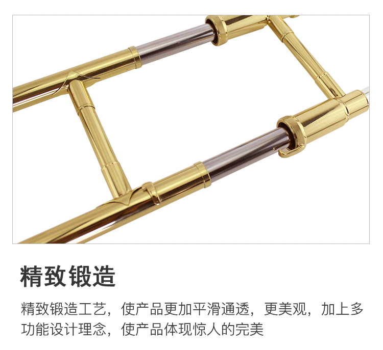 Nhạc cụ kèn trombone McGocate ten-ten tenor trombone MGT-100H - Nhạc cụ phương Tây