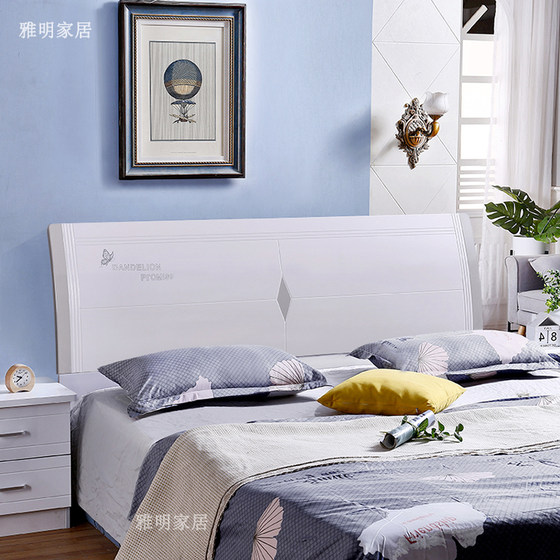 2024 New Bedside Painted Headboard Simple Modern 1.8/1.5 Meter Double Korean Bedside Backrest Single Purchase