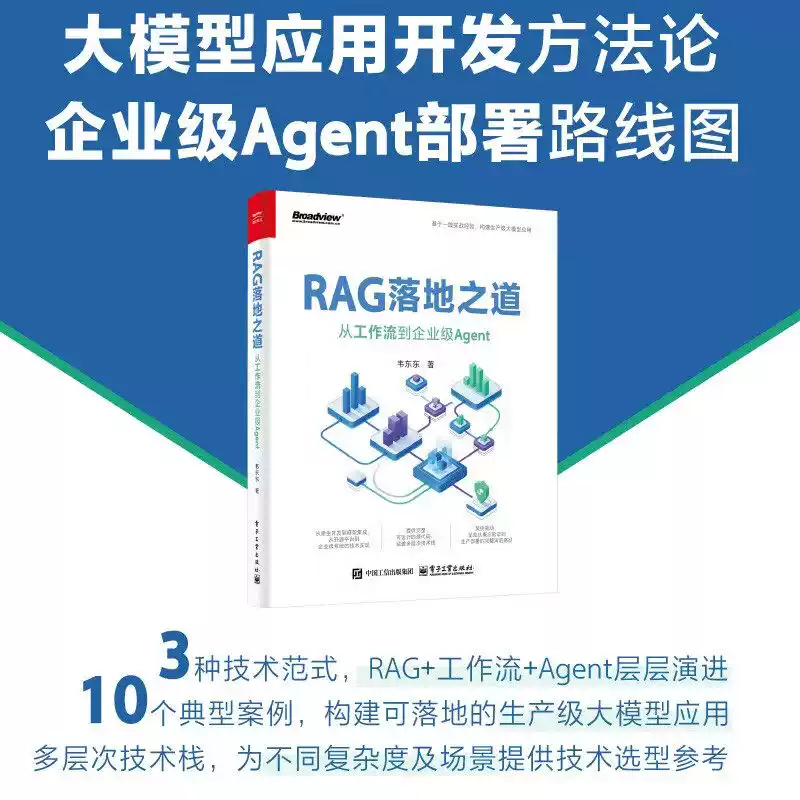 RAG落地之道 从工作流到企业级Agent 韦东东+基于大模型的RAG应用开发与优化 构建企业级LLM应用 RAG技术原理实现应用优化策略书籍 ...