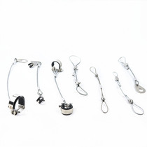 Manufacturers single-pin high-pressure oil pipe anti-off chain galvanized spring wire rope protective sleeve pipe oil pipe oil pipe explosion-proof chain