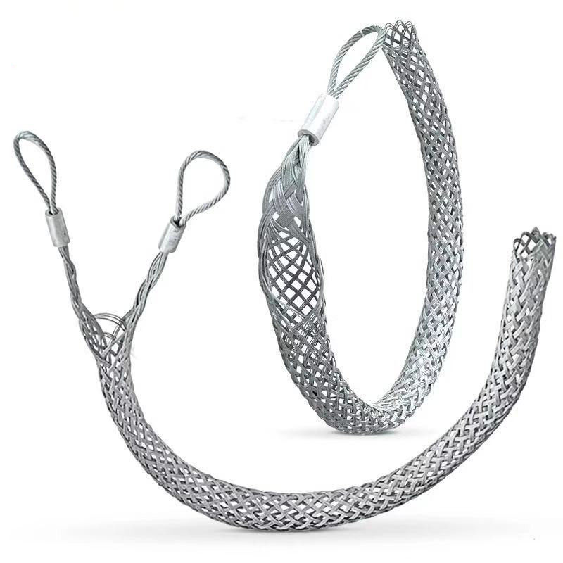 Rubber hose safety tubing anti-off chain steel wire power wire mesh cover cable pull wire mesh sleeve snake leather sleeve