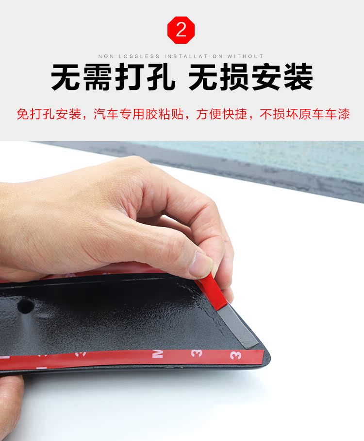 Mười thế hệ sửa đổi đuôi xe Honda Honda mới đuôi vịt miễn phí Phiên bản tiếng Thái của cánh đuôi sửa đổi cánh cố định đuôi gió shark