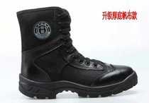 Special service tactics high waist autumn and winter plus velvet Land battle outdoor security shoes High help training shoes duty boots canvas security shoes