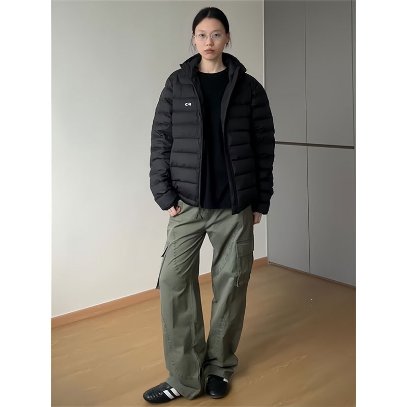 Trendy Brand 2026 New Lightweight Hooded Cotton Jacket for Women, Autumn and Winter Couple's Outdoor Casual Fashion Stylish Coat