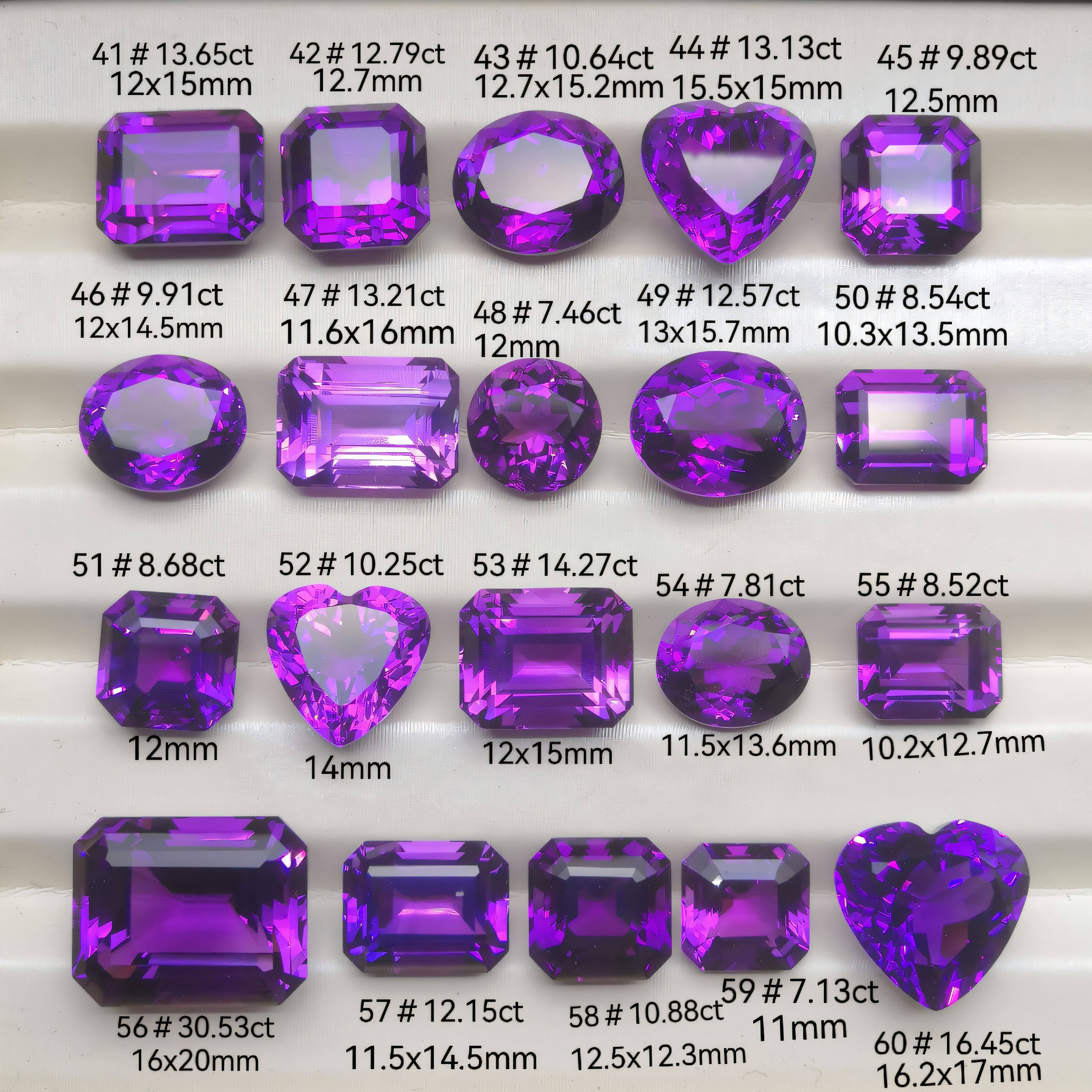 天然乌拉圭紫水晶裸石：浓紫色紫罗兰，让你的心动不止一点点！-其他-淘宝好物网