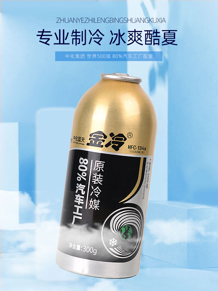 Gold Refrigerant Automotive Air Conditioning Refrigerant Vehicle Environmentally Friendly Snow Seed R134a Gfluorlion Pressure Meter Tool Suit