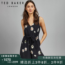 TED BAKER ladies fashion waist daisy print sleeveless jumpsuit