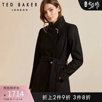 TED BAKER British style wool coat womenS autumn AND winter short wool windbreaker jacket