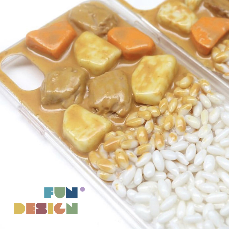 Thailand 12 pro max fun food simulation food curry beef cartoon all-inclusive drop-proof mobile phone case