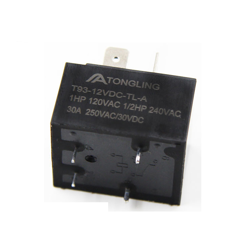 Electric water heater relay 12v30a air conditioning relay 4 feet T93 high power electromagnetic manufacturer straight for 5V 24V 