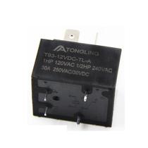 Electric water heater relay 12v30a air conditioning relay 4-pin T93 high-power electromagnetic manufacturer direct supply 5V 24V