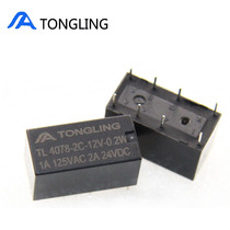 8-pin 12v 24v two open two closed 4078 small signal relay HK19F HF27F HRS2H relay