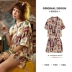Gongdie mùa hè bộ đồ ngủ học sinh mới của phụ nữ cotton ngắn tay hai mảnh phù hợp với mùa hè Hàn Quốc quần short tươi - Bên ngoài ăn mặc bộ hoạt hình dễ thương Bên ngoài ăn mặc
