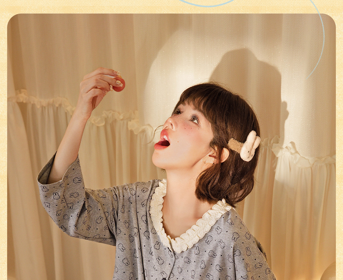  Мягкая демисезонная пижама, хлопковый милый лонгслив, кардиган 