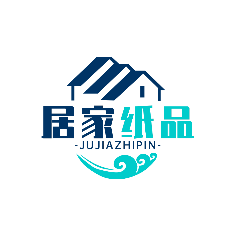 居家纸品清洁店的LOGO