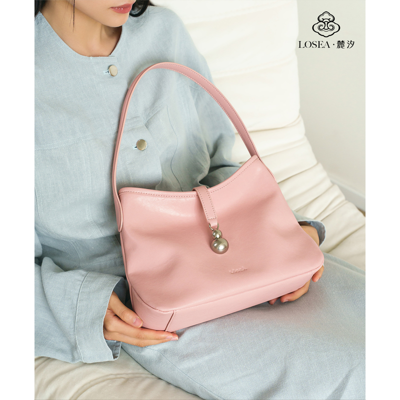 Losea Luxi's Original Gourd Tote Bag for Women, 2026 New Model, Pink Shoulder Bag Losea Luxi's Original Gourd Tote Bag for Women, 2026 New Model, Pink Shoulder Bag