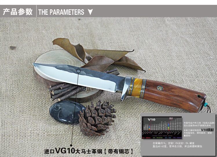 Mới VG10 tinh khiết rèn tay độ cứng cao gấp dao tự vệ đa chức năng dao ngoài trời quân đội Thụy Sĩ dao trái cây bộ dụng cụ đa năng mini