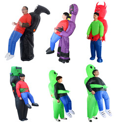 Halloween adult costume COS performance inflatable costume funny puppet suit alien death hug suit