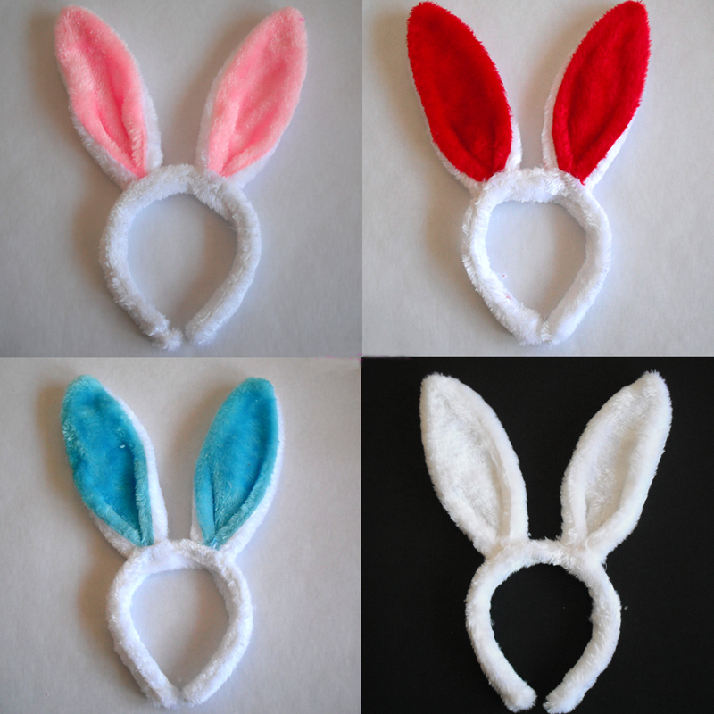 Children's Animals Performance Performances Headwear Props Cute Little White Rabbit Ears Hair Stirrup Collar Tie Tail Three Sets