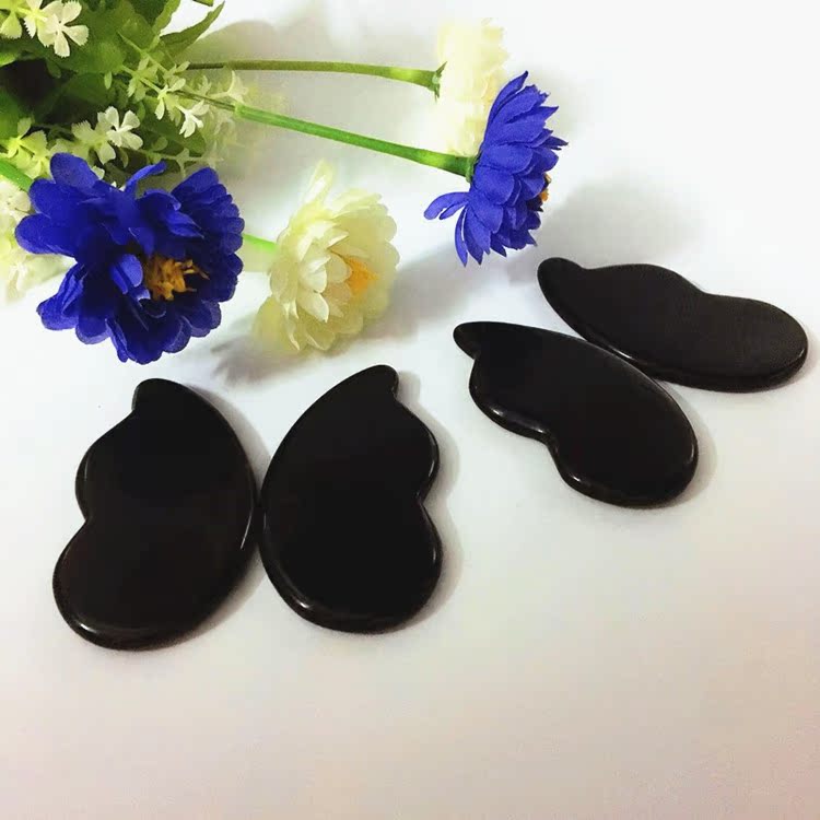 Black Yaoshi Dial Through Stick Butterfly Eye Cosmetic Scraping Plate Butterfly Scraping Plate Scraping Sheet Pair Of Clothes