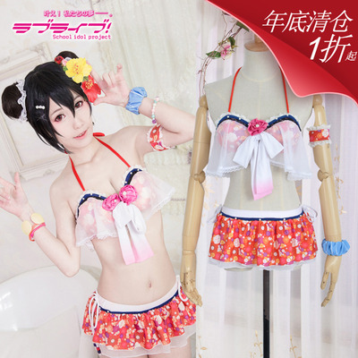 taobao agent Spot loveLive Sinica Swimsuit Bikini Awakening the same clothing COSPLAY clothing
